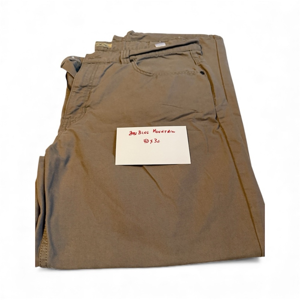 Blue Mountain Khaki Jeans Classic Fit 40x30 - Picture 3 of 3